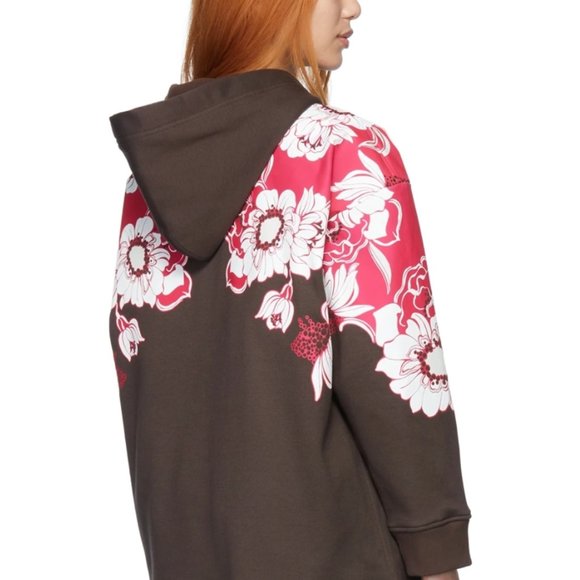 VALENTINO Brown Cotton Hoodie - Picture 3 of 4